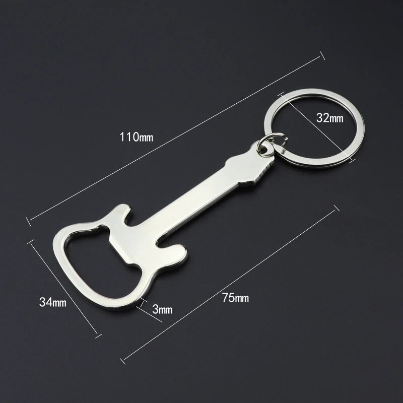 Metalna gitara, otvarač za pivske boce, privjesak za ključeve, prilagođeni logotip, promotivni dar