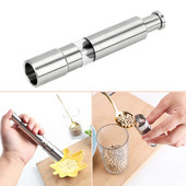 Pipirų malūnėlis Prieskoniai Malimas Druska Pipirai Prieskoniai Padažas Malūnėlis Virtuvės priedai Namų Virtuvės Įrankio Vadovas Nerūdijantis plienas