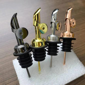 304 nerūsējošā tērauda olīveļļas aizbāznis, dozatora snīpis, mērce, etiķis, automātiski atverams, sprausla, vīna dzēriena pudeles aizbāznis