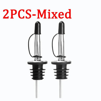 5/1db rozsdamentes acél borkiöntő Tartós borfolyós palack dugó kifolyó palack kiöntő dugó palackrúd tartozékhoz