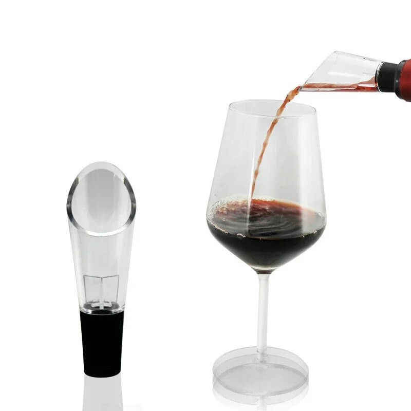 Decantor Decantor Vin Roșu Aerator Deversare Decantator Decantor Aerator de Vin Instrument de turnare Pompă Filtru portabil Accesorii pentru vin 1 buc