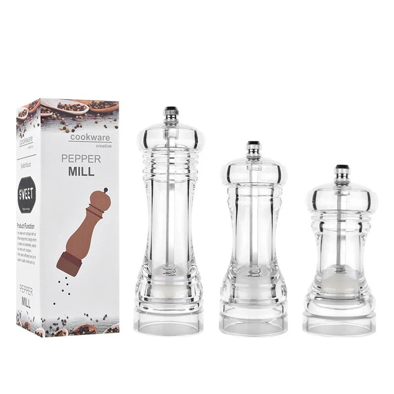 Prieskonių malūnėlis Druskos ir pipirų malūnėlis Daugkartinis purtyklė Rankinis žolelių malūnėlis Reguliuojamas keraminis rotorius Virtuvės įrankiai