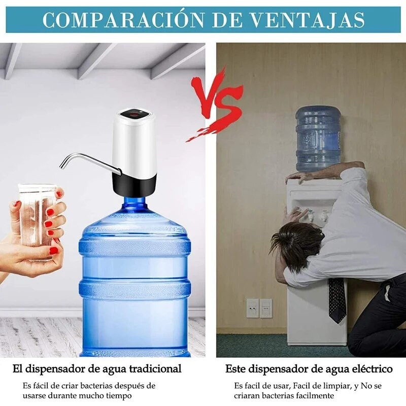 Dozator vode od 5 galona, električna pumpa za pitku vodu Prijenosni dozator vode Univerzalna USB pumpa za punjenje boce vode