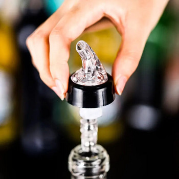 Уред за наливане на вино Дозатор за коктейли от вино Количествен накрайник за бутилка за олио Преносим диспенсър за течности Аксесоари за барове Мярка за алкохол
