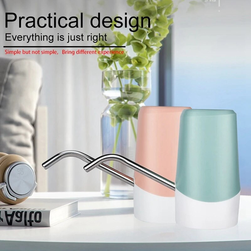 Αντλία μπουκαλιού νερού Ηλεκτρική αντλία νερού Φορητή αντλία τροφοδοσίας φόρτισης USB για γκαράζ εργαστηρίου κουζίνας