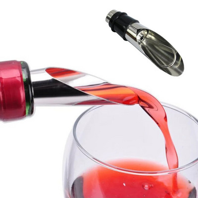 Sklopivi točionik za vino Aluminijska folija Srebrni točionik za vino Drop Stop Pouring Disk Izljevni izljev Wedding party Bar tools sep6