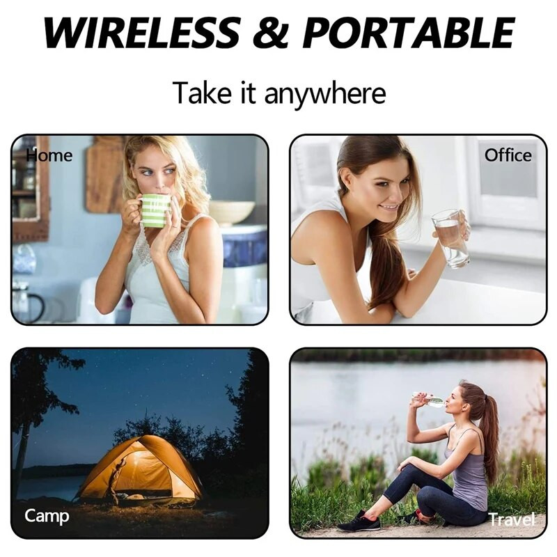 Pumpa za boce za vodu za dozator boca od 3-5 galona, dozator za hladnu vodu, USB punjenje, automatska pumpa za pitku vodu