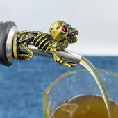 Nou creativ Craniu de turnare vin dopuri pentru sticle lucrate manual Șampanie Ulei de măsline Lichior de toarnă Dispenser Accesorii pentru bar Baruri de acasă