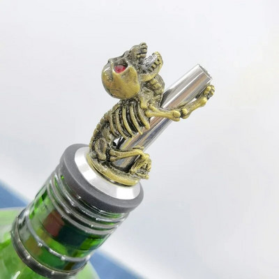 Nou creativ Craniu de turnare vin dopuri pentru sticle lucrate manual Șampanie Ulei de măsline Lichior de toarnă Dispenser Accesorii pentru bar Baruri de acasă
