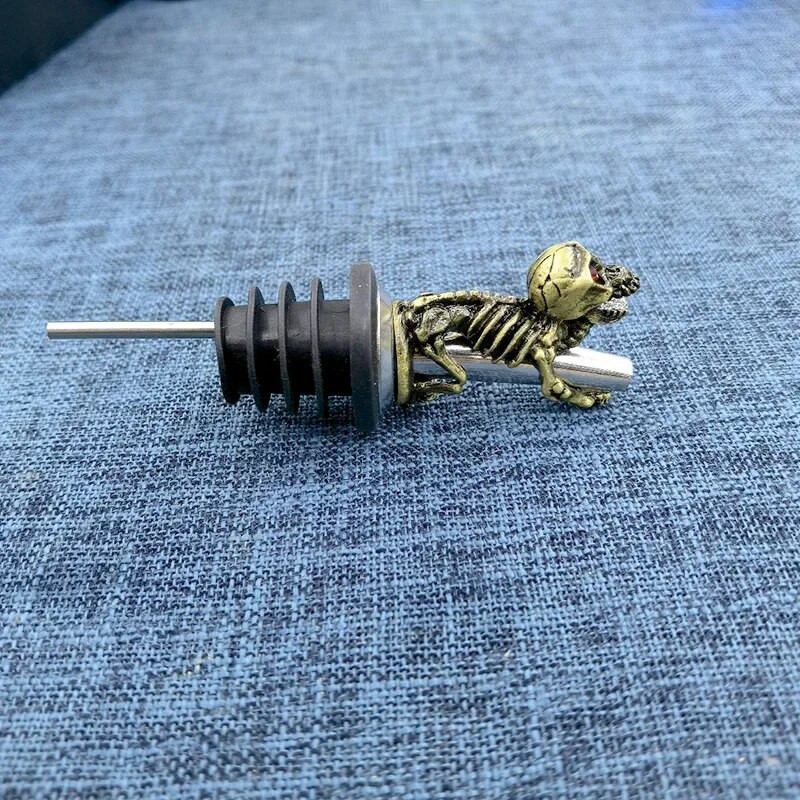 Nou creativ Craniu de turnare vin dopuri pentru sticle lucrate manual Șampanie Ulei de măsline Lichior de toarnă Dispenser Accesorii pentru bar Baruri de acasă