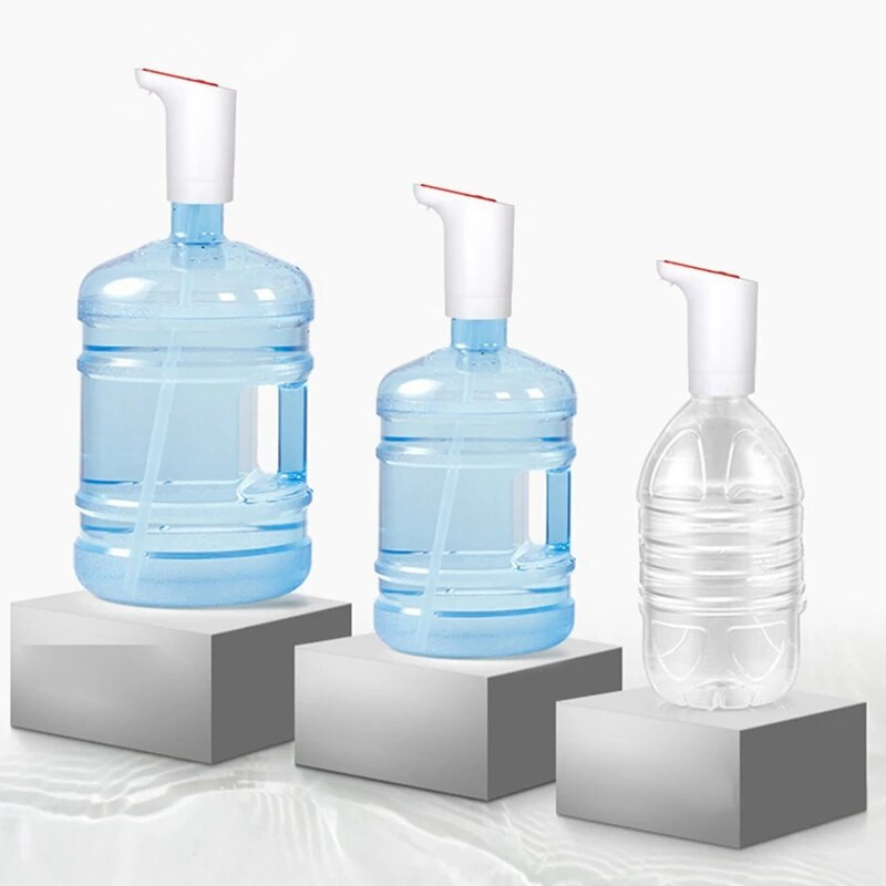 Elektriskais ūdens sūknis dzeramā ūdens pudeles sūknis USB uzlādes pārnēsājams automātisks ūdens dozators virtuves kempingam