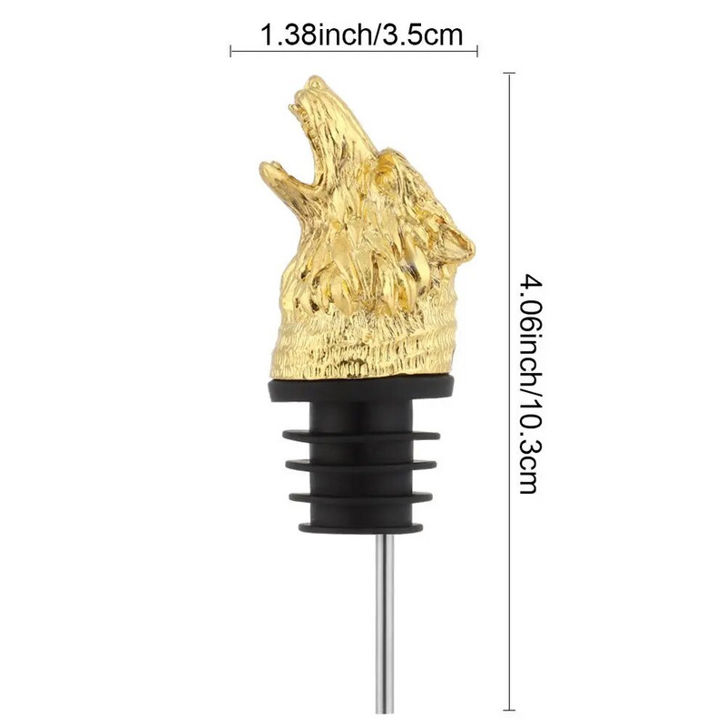 Įtaisai Virtuvės reikmenys Baro priedai Wolf Head Vyno Burna Vyno piltuvas Barmeno Įrankis Butelių kamščiai