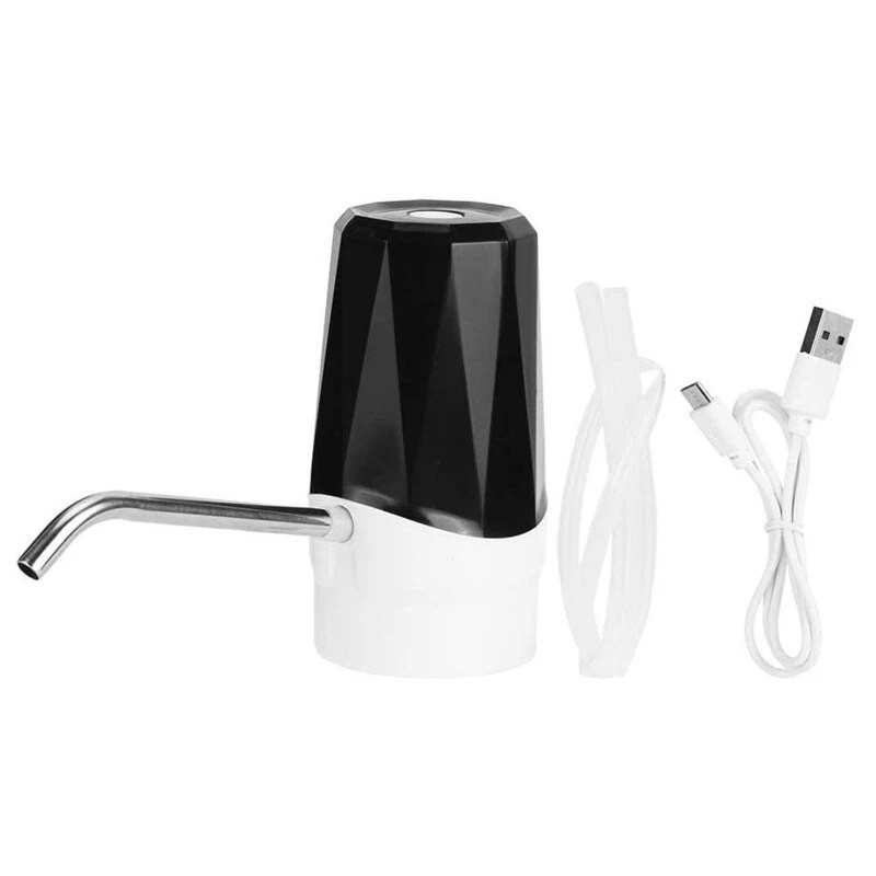 Elektrinis butelio vandens siurblys 5 galonų, USB belaidis nešiojamasis automatinis siurbimo geriamojo vandens ąsočio dozatorius namų biurui