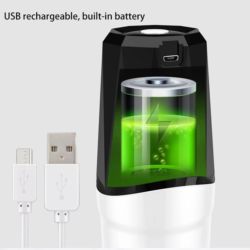 Elektrinis butelio vandens siurblys 5 galonų, USB belaidis nešiojamasis automatinis siurbimo geriamojo vandens ąsočio dozatorius namų biurui