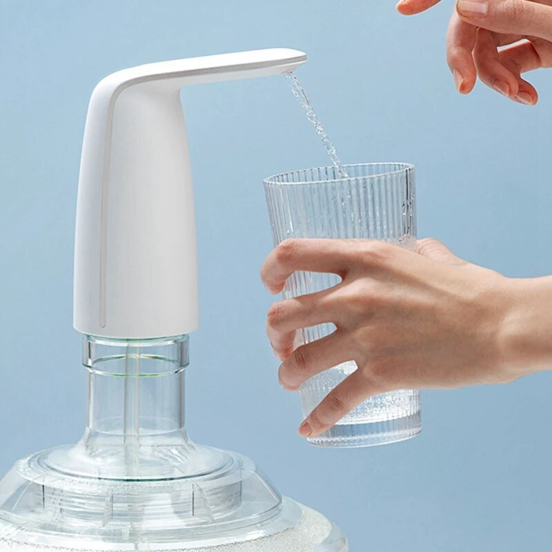 Kodumajapidamises kasutatav automaatne elektriline tünniga veepump USB taaslaetav kaasaskantav veepudeli pumbad joogidosaator