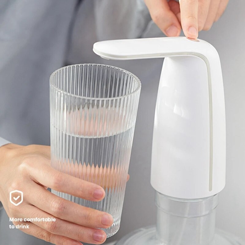 Kodumajapidamises kasutatav automaatne elektriline tünniga veepump USB taaslaetav kaasaskantav veepudeli pumbad joogidosaator