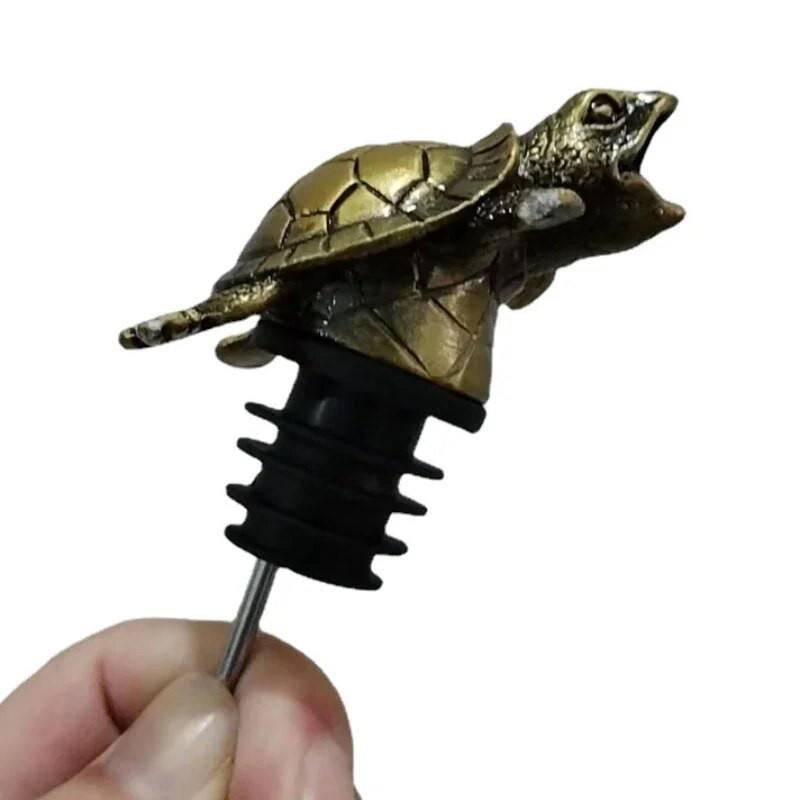 Aukštos kokybės dieviško žvėries vėžlio formos vyno burna šeimos baras restoranas Universalaus tipo snapeliai rankų darbo papuošalai, dovana