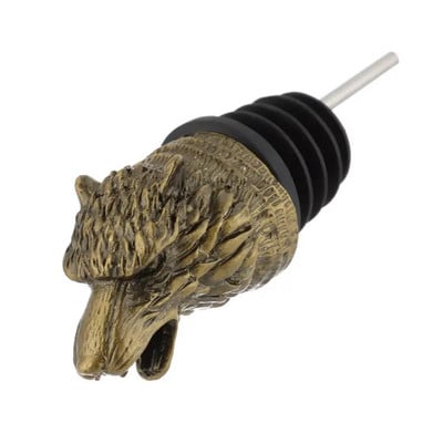 1PC Wine Guide Pour Wine Stopper Wolf Head Wine Mouth Wolf Head Wine Stopper Alat za barmena Dodaci za vino