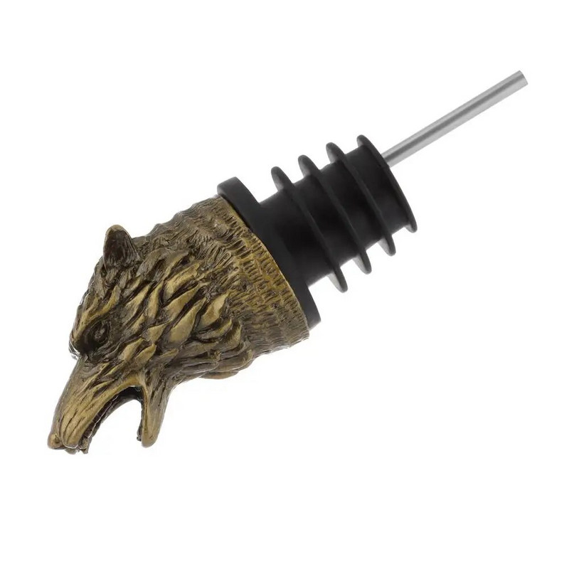 1ks Sprievodca vínom Nalievajte zátku na víno Vlčia hlava Víno Mouth Vlčia hlava Zátka na víno Barmanský nástroj Vínne doplnky