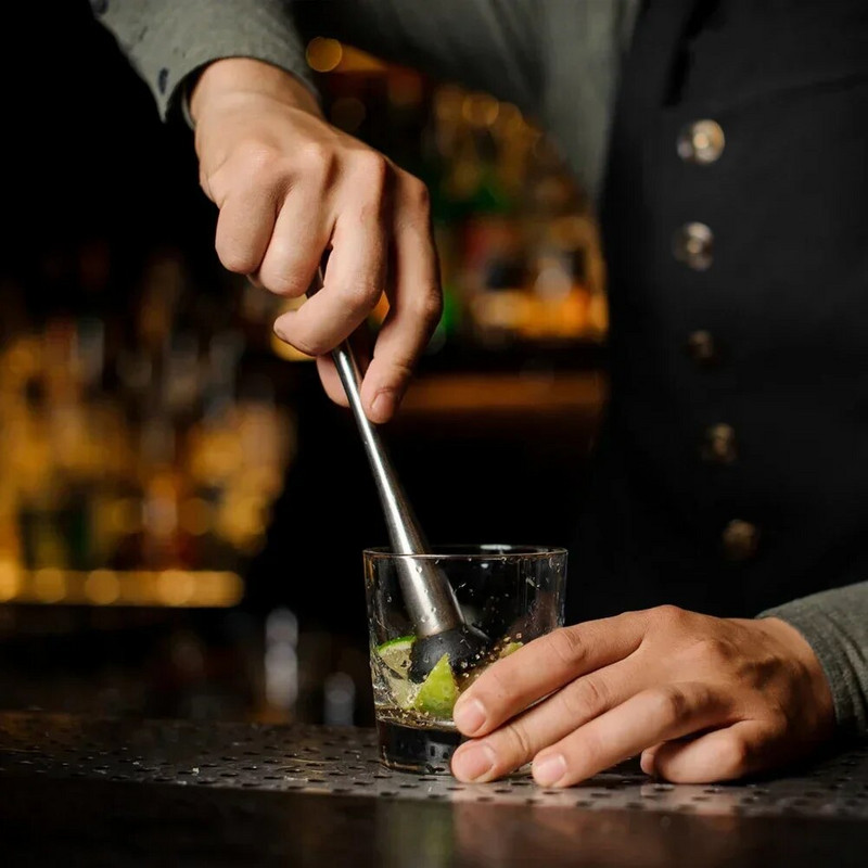 Susmulkinto ledo plaktukas Daugiafunkcis nerūdijančio plieno plaktuko lazdelės kokteilis ledo kubelių vaisių smulkintuvas grūstuvės grūstuvės Barware įrankiai