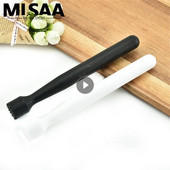 Juodos kokteilių lazdelės Lengvas naudojimas Vasaros gėrimų priedai Nova Lengvai sutrinkite ledo kubelius ir sumaišykite kokteilius Naujoviškas baltas sklandus