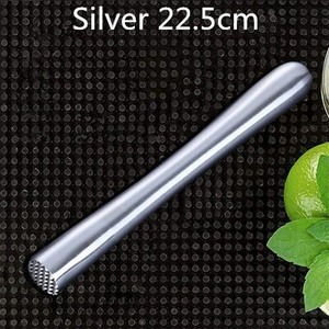 22,5 cm din oțel inoxidabil Cocktail Muddler Bar Mixer Barware Mojito Cocktail DIY Băutură Fructe Muddler Gheață Barware Drinking Bar Instrument