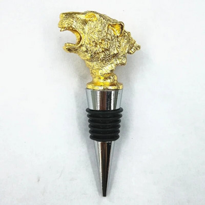 Sretno pijenje ljeti, kreativna cinkova glava, točilice za vino, tigrova glava, vinska usta, praznični dar, čep za bocu