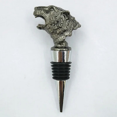 Sretno pijenje ljeti, kreativna cinkova glava, točilice za vino, tigrova glava, vinska usta, praznični dar, čep za bocu