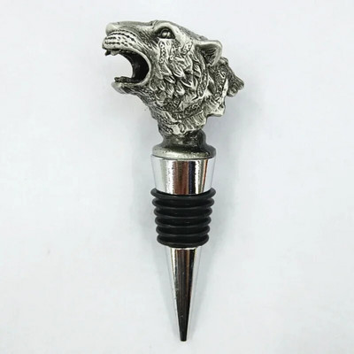 Sretno pijenje ljeti, kreativna cinkova glava, točilice za vino, tigrova glava, vinska usta, praznični dar, čep za bocu