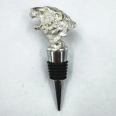 Sretno pijenje ljeti, kreativna cinkova glava, točilice za vino, tigrova glava, vinska usta, praznični dar, čep za bocu