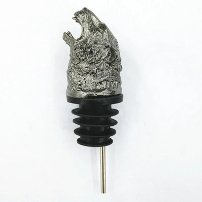 Sretno pijenje ljeti, kreativna cinkova glava, točilice za vino, tigrova glava, vinska usta, praznični dar, čep za bocu