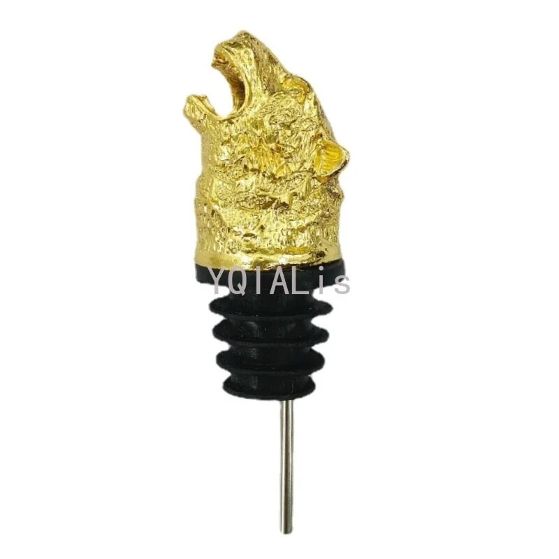 Sretno pijenje ljeti, kreativna cinkova glava, točilice za vino, tigrova glava, vinska usta, praznični dar, čep za bocu