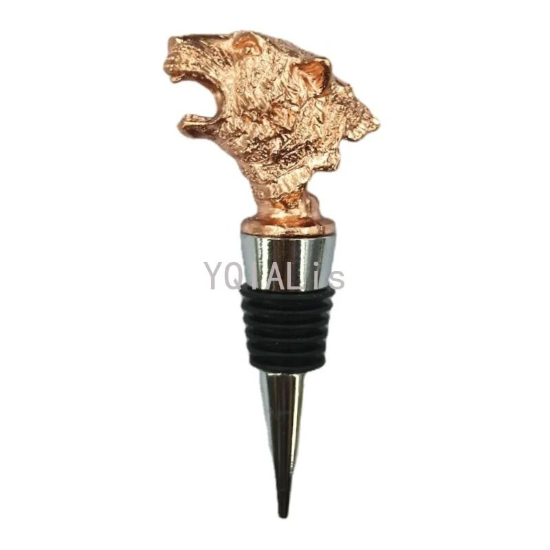 Sretno pijenje ljeti, kreativna cinkova glava, točilice za vino, tigrova glava, vinska usta, praznični dar, čep za bocu