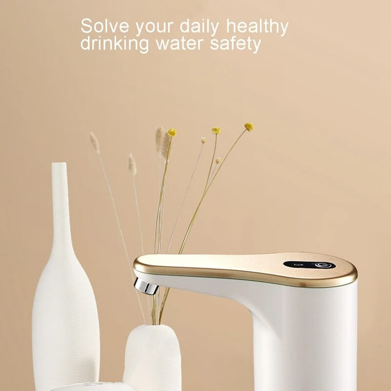 Automatinis įkraunamas nešiojamas elektrinis vandens butelio siurblys, skirtas 5 galonų, skirtas namų biuro stovyklavimui lauke