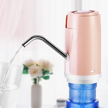 Помпа за диспенсър за вода USB зареждане Автоматична електрическа водна помпа Преносими бутилки за пиене Инструменти за превключване на прибори