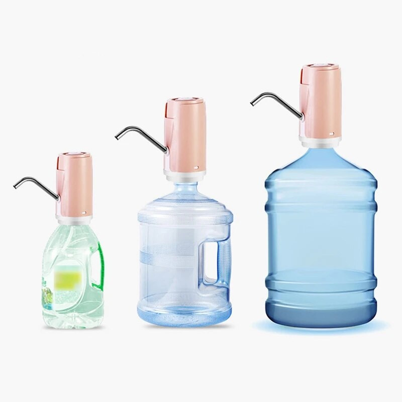 Vandens dozatoriaus siurblys USB įkrovimas Automatinis elektrinis vandens siurblys Nešiojami gėrimo buteliai Gėrimų indų jungiklio įrankiai