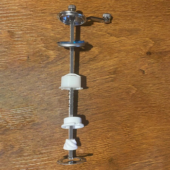 6 8 10 ιντσών Salt Pepper Mill Set, Grinder pepper mill Ceramic Grinding Core with aluminium Rod DIY Accessories Metal Crank Handle
