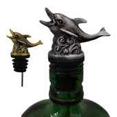 Naujo stiliaus išskirtinis bioninis delfinų užpylimo taškas buteliuko kamštis vandenyno garso juostos įrankis abstrakčiojo meno puošmena šventinė dovana vyno burnai