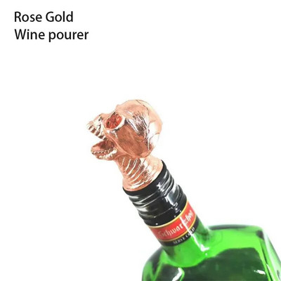 Halloween Skull Head borkiöntő Ghost Festival Party Borosüveg dugó Díszítés Kellékek Kiöntő kifolyó Klub bár kiegészítők