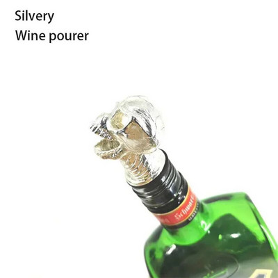 Halloween Skull Head borkiöntő Ghost Festival Party Borosüveg dugó Díszítés Kellékek Kiöntő kifolyó Klub bár kiegészítők