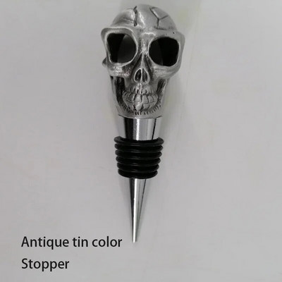 Halloween Skull Head borkiöntő Ghost Festival Party Borosüveg dugó Díszítés Kellékek Kiöntő kifolyó Klub bár kiegészítők