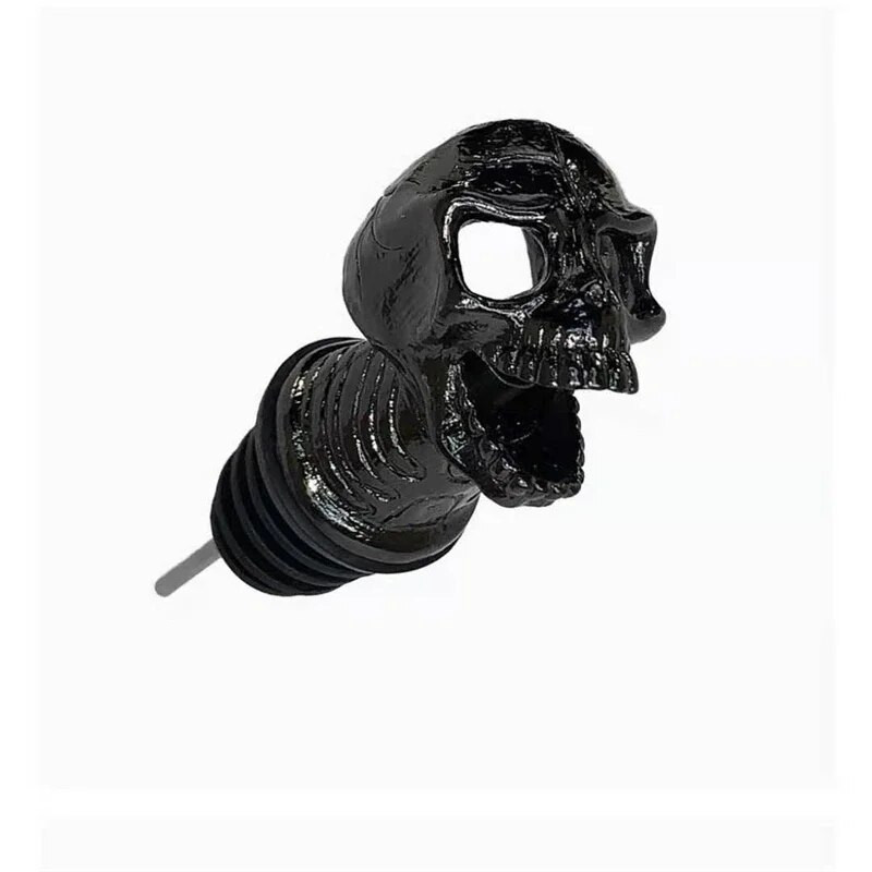 Halloween Skull Head borkiöntő Ghost Festival Party Borosüveg dugó Díszítés Kellékek Kiöntő kifolyó Klub bár kiegészítők