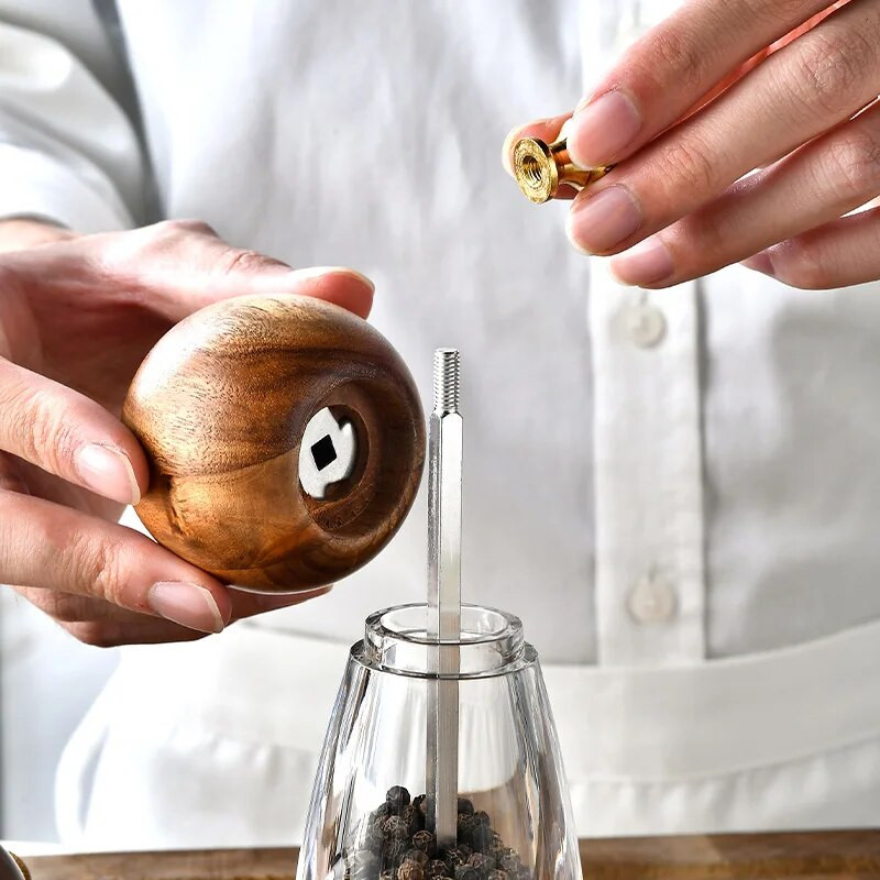 5/6/8 inča Ručni mlinac za papar Akrilna keramička jezgra Mlinac za papar morsku sol Višenamjenski mlinovi za žitarice Mlinovi za začine Naprave