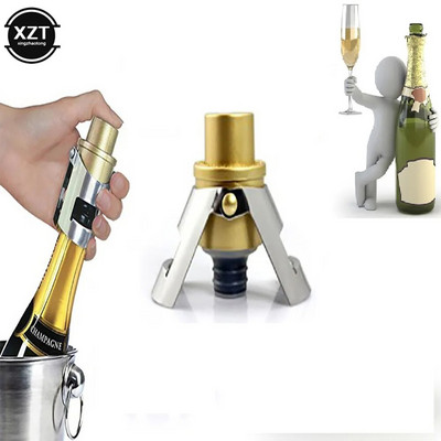 Нова вакуумна запушалка за шампанско с помпа под налягане Keep Fizz Bubbly Prosecco Cava Бутилка за пенливо вино Тапи Уплътнител Силиконови капачки
