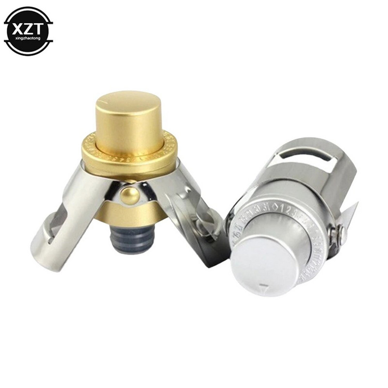 Naujas vakuuminis šampano kamštis su slėgio siurbliu Keep Fizz Bubbly Prosecco Cava putojančio vyno butelių kamšteliai sandariklis silikoniniai dangteliai