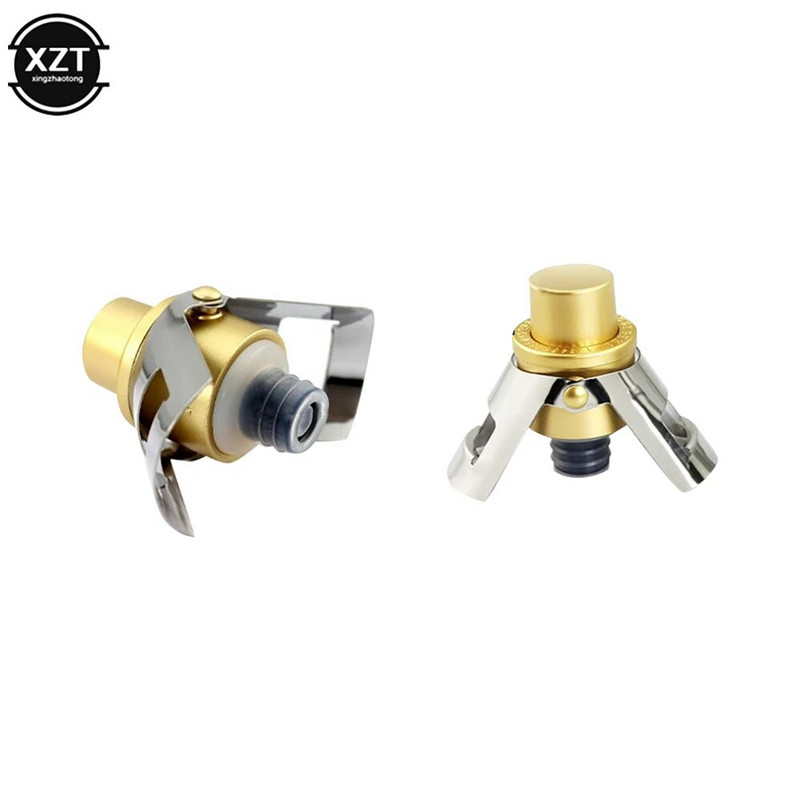 Naujas vakuuminis šampano kamštis su slėgio siurbliu Keep Fizz Bubbly Prosecco Cava putojančio vyno butelių kamšteliai sandariklis silikoniniai dangteliai