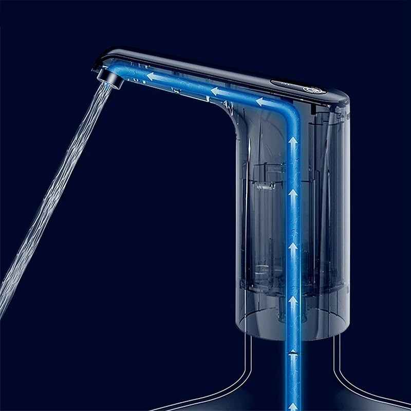 Dozator electric de sticle de apă, portabil, convenabil, pompă automată pentru sticle de apă pentru sticla universală de 5 galoane