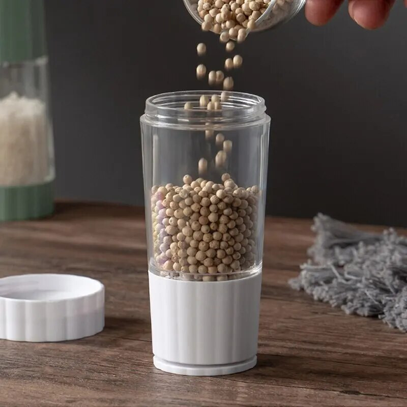 Kućni mlin za papar Rotacijski ručni boca za mljevenje morske soli papra Staklena boca za začine 1 kom