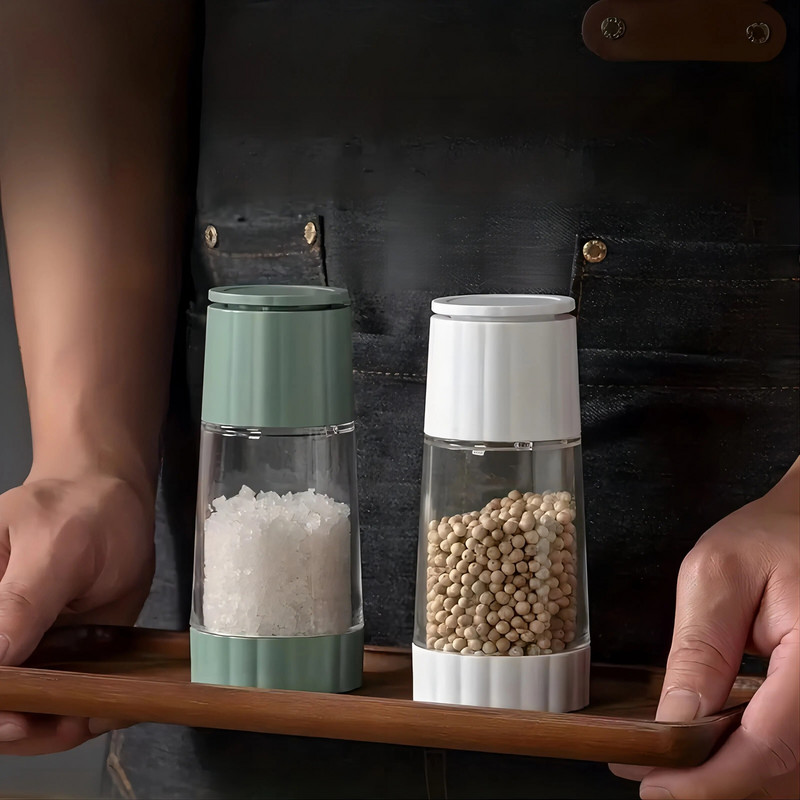 Kućni mlin za papar Rotacijski ručni boca za mljevenje morske soli papra Staklena boca za začine 1 kom