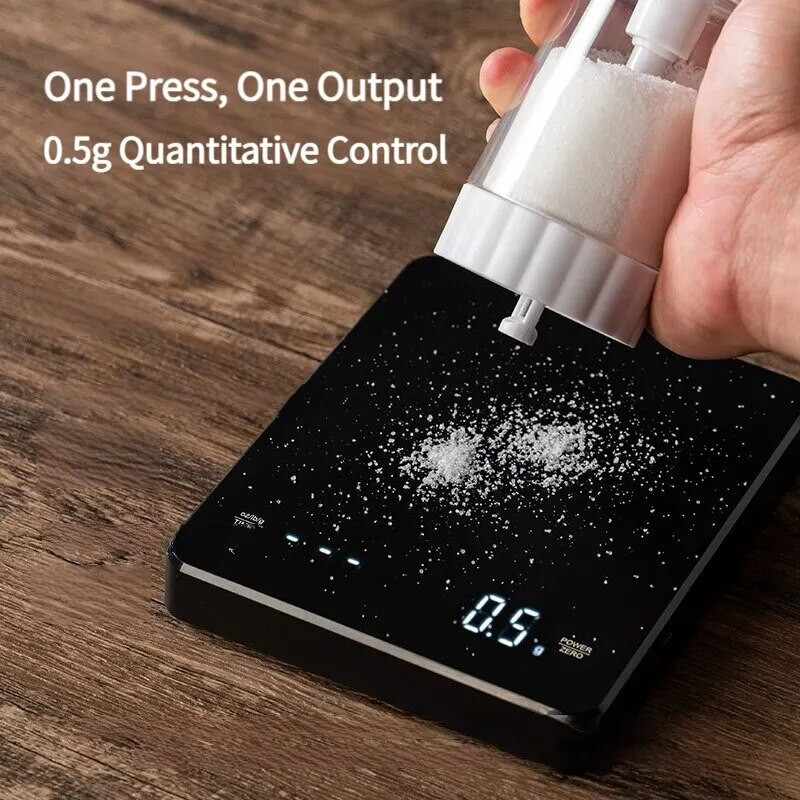 1 db 0,5 g-os adagoló fűszeres palack Mennyiségi sószabályozási palack Nedvességálló nyomó típusú sótartályos cukorpalack